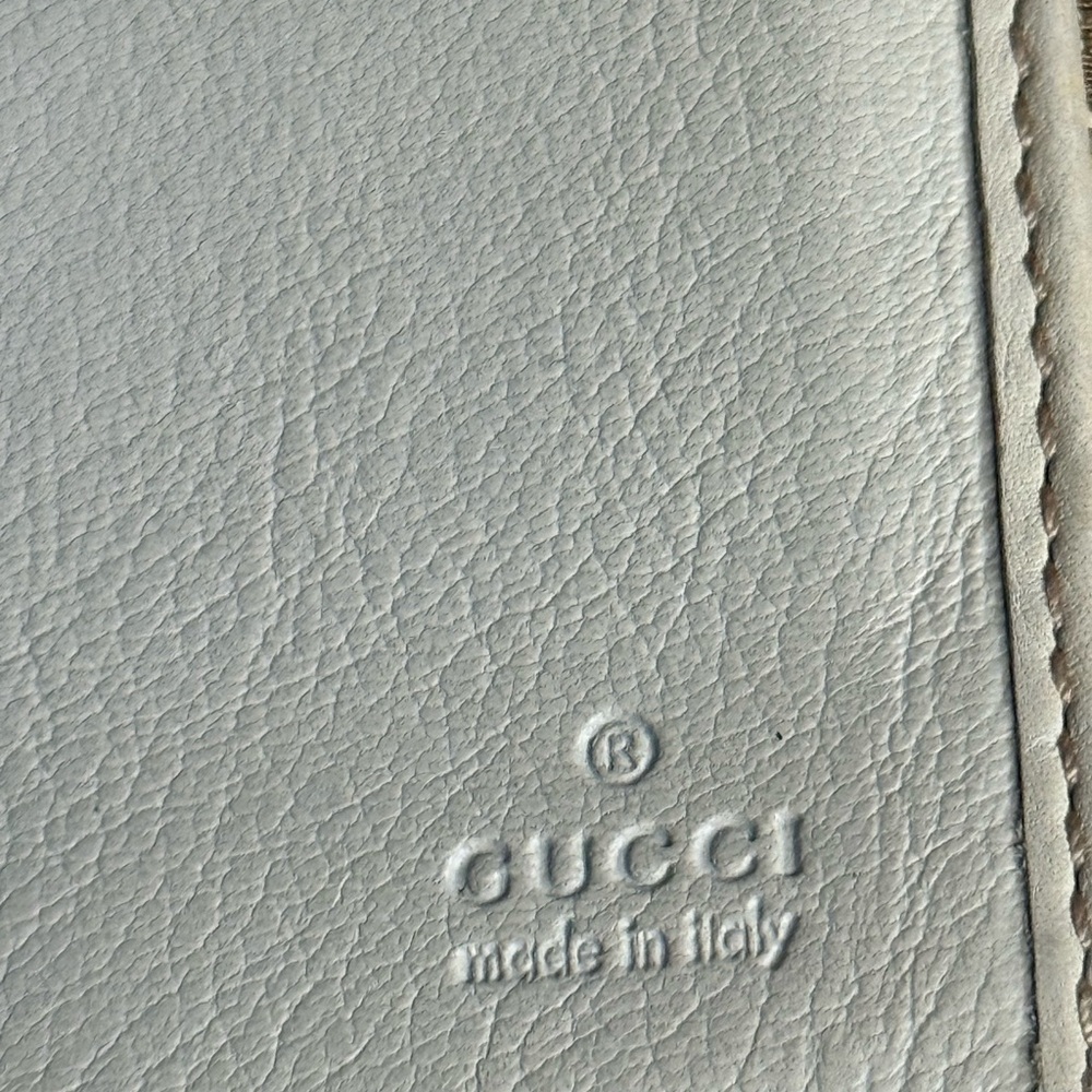 Gucci Beige GG Canvas Continental Wallet with Gold Double G - Picture 5 of 12